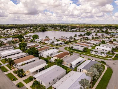 Florida Mobile Home Storm Damage Roof Repair, Inspection, Roof Replacement, and New Roof Installation.