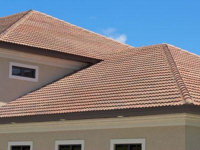 New clay tile roof installation services by Davis Roofing of Southwest Florida